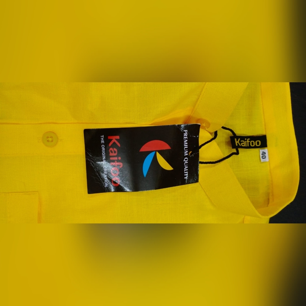 ๐๐ Men's Kurta Yellow colour ๐๐ - Picture 6 of 6